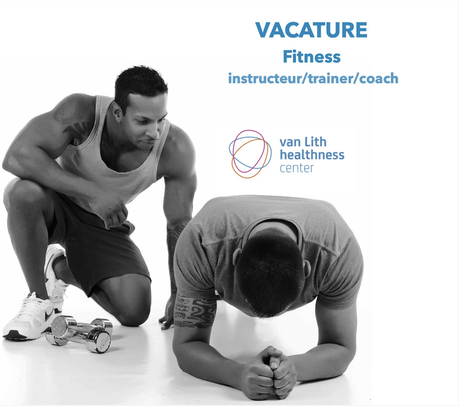 Vacature fitness instructeur/personal trainer/coach Van Lith